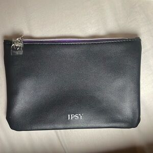 ipsy makeup bag with spider charm